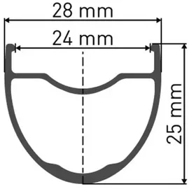DT Swiss Gr 1600 Spline Dynamo Disc Cl Tubeless Rennrad-vorderrad - Black - 12 x 100 mm