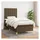 vidaXL Boxspringbett 100 x 200 cm H2 Braun