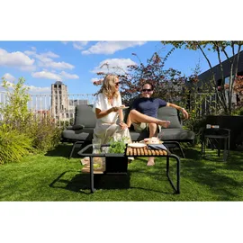 Zebra Technologies Somerset 3-Sitzer Sofa Aluminium grau