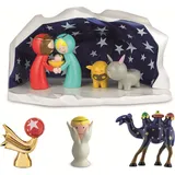 Alessi Happy Eternity Baby Weihnachtskrippe mit Figuren, 7-teilig