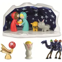 Alessi Happy Eternity Baby Weihnachtskrippe mit Figuren, 7-teilig