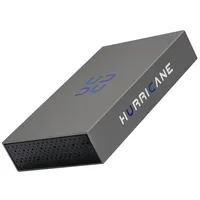 HURRICANE 3518C3 Externe Festplatte 400GB 3,5" USB-C Desktop HDD mit Netzteil externe HDD-Festplatte (400GB) 3,5", für PC, Laptop, PS4, PS5, Xbox - kompatibel mit Windows, Mac, Linux grau