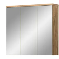 Inn.furn Spiegelschrank Eiche 80 cm Soft-Close Oderzo