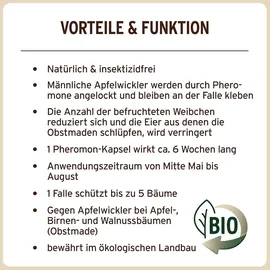 Naturen Obstmaden Fallensystem 1 Set