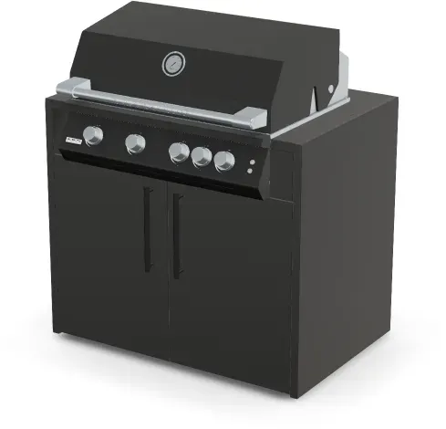 Brabura Fusion 400 RM Modul | Neustes Edelstahlmodell - Schwarz / Anthrazit / Matt schwarzer Griff