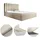 FEDVE Priesa 200 x 200 cm Beige