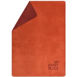 David Fussenegger Savona Kuscheldecke 150 x 200 cm Terracotta/Orange