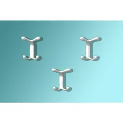 möbel direkt online Design-Garderobenhaken 3er-Set Designer: Bartoli Design