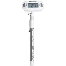 KitchenCraft Bratenthermometer 12,5 cm Kunststoff Weiß