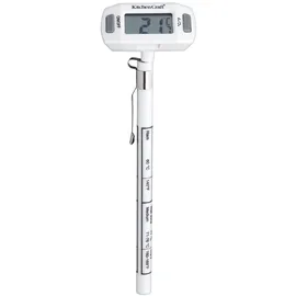 KitchenCraft Bratenthermometer 12,5 cm Kunststoff Weiß