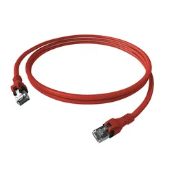EasyLan DualBoot PushPull S/FTP IP20 Patchkabel Kat.6 rot - Kabel - Netzwerk