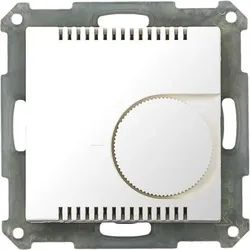 1St. MDT Raumtemperaturregler SCN-RT1UPE.G1 Busankoppler Einstellrad reinweiß gl...