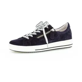 Gabor Sportliche Schnürschuhe für Damen, blau, Größe 38 EU / 5 UK