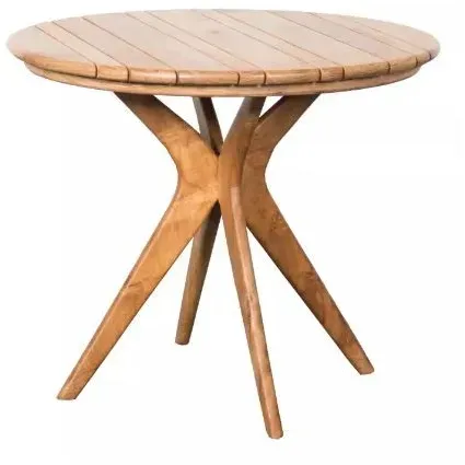 De Vries Beistelltisch Robusta Teak ø 60 cm rund