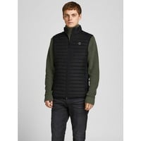 JACK & JONES Steppweste »MULTI BODYWARMER COLLAR«, Schwarz