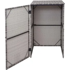 Proregal Mülltonnenverkleidung 110 x 65 x 66 cm grau