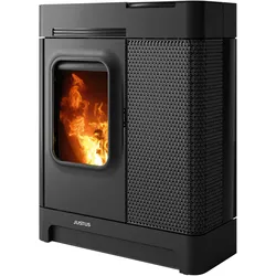 Pelletofen JUSTUS "Canis XL", schwarz, Kaminöfen