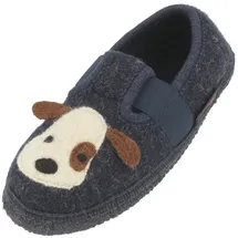 HAFLINGER Slipper Blau 30