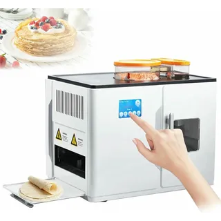 Vollautomatischer Roti- Und Chapati-Maker, Machen Sie 8 Köstliche Flachbröte Und Pitas In Einem Gehen Mit Einem, Tastenbedienung, Für Perfekte Indische Roti, Smart Display Touchscreen, 110v / 220v