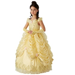 Rubie ́s Kostüm Disney Prinzessin Belle Limited Edition Kostüm für, hochwertiges Kostüm aus ‚Die Schöne und das Biest‘ gelb 116