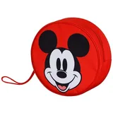 Disney Micky Maus Face-Jumbo Kosmetiktasche, Schwarz, 21 x 23 cm