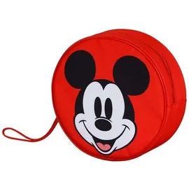 Disney Micky Maus Face-Jumbo Kosmetiktasche, Schwarz, 21 x 23 cm
