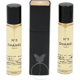 Chanel No. 5 Eau de Toilette refillable 20 ml + Nachfüllung 2 x 20 ml