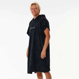 Rip Curl Brand Hooded TOWEL Poncho black / schwarz