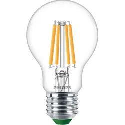 PHILIPS Classic LED Lampe, LED CLA 40W E27 A60 2700K CL, transparent