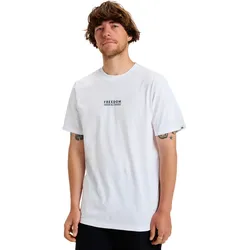 T-Shirt QUIKSILVER "Ev Water Connection", Herren, Gr. M, weiß, 100% Baumwolle, Kurzarm, Shirts