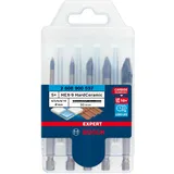 Bosch Expert HEX-9 HardCeramic Fliesenbohrer-Set, 5-tlg.