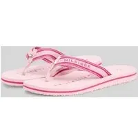 Zehentrenner mit Logo Details, Rosa, 39