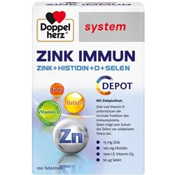 Doppelherz Zink Immun Depot system Tabletten