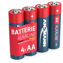 Ansmann Batterie 1,5 V AA-AM3-Mignon 2800 mAh LR6 4906 4 Stück