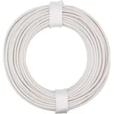 Donau Elektronik 125-015 Litze 1 x 0.25mm2 Weiß