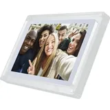 Braun Photo Technik Braun DigiFrame 1020 WiFi Acryl weiss 25,5 cm (10,1 Zoll) Bilderrahmen (16GB Speicher, 1280 x 800 Pixel, 16:10 Seitenverhältnis)