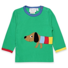 Toby Tiger Langarmshirt mit Dackel-Applikation 1 St