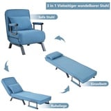 DOTMALL Big-Sofa Umwandelbarer Schlafsofa-Schlafsessel, verstellbare Rückenlehne