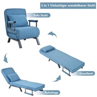DOTMALL Big-Sofa Umwandelbarer Schlafsofa-Schlafsessel, verstellbare Rückenlehne