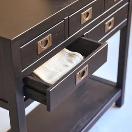 Tikamoon Klaten Konsolentisch 100 x 0 x 0 schwarz