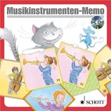 Schott Music Musikinstrumenten-Memo Buch + CD