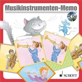 Schott Music Musikinstrumenten-Memo Buch + CD