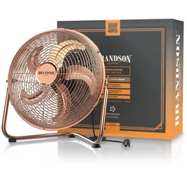 Brandson Windmaschine 34,5 cm Standventilator Kupfer
