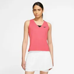 NIKE Damen Tanktop Court Victory, SEA CORAL/BLACK, XL
