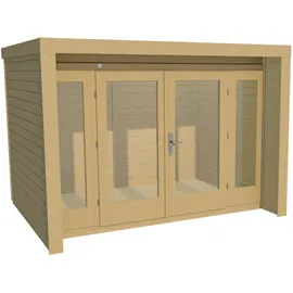 Weka Designhaus 263 2,95 x 2,95 m grau