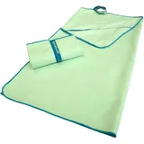 Dyckhoff Mikrofaser Handtuch mit Reißverschluss 60 x 120 cm neo mint