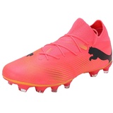 Puma Future 7 Match FG/AG Fußballschuhe, Herren - rosa/orange/schwarz-41