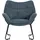 Mr. Deko Loungesessel Aliano Polyester 72 x 76 x 67 cm Blau