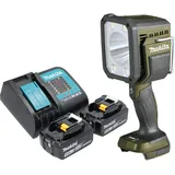 Makita Makita, Arbeitsleuchte, DML 812 ST Akku Handstrahler 18 V 1250 lm LED Olive Grün Outdoor Adventure Sonderedition + (1250 lm)