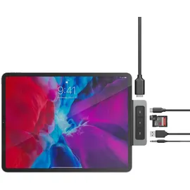 Hyper Drive Media 6-in-1 USB-C Hub for iPad Pro/Air